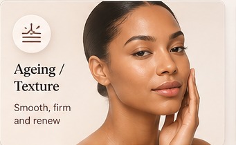 Caramel-skinned Nigerian woman